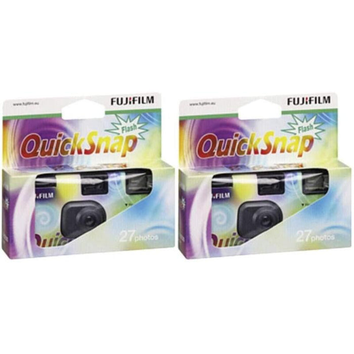 Fujifilm Quicksnap Flash 27 Cámara Desechable 2 Pzas Flash Incorporado