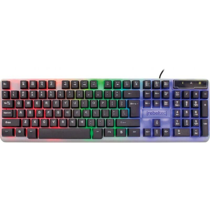 Full-Size Gaming Keyboar D Rebeltec Neon