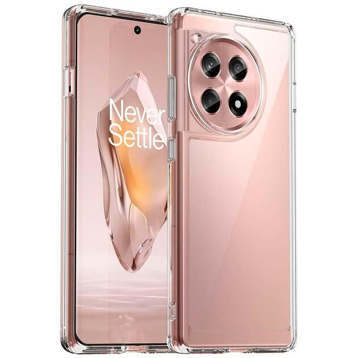 Funda Antigolpes Premium Para Oneplus 12r 5g Acrílico Anti-Amarillo Transparente