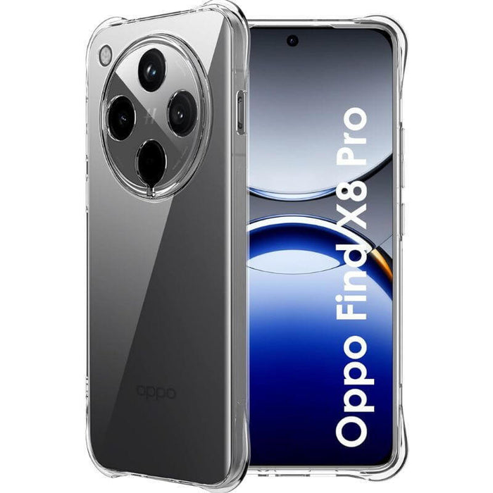 Funda Antigolpes Premium Para Oppo Find X8 Pro 5g Acrílico Anti-Amarillo Transparente