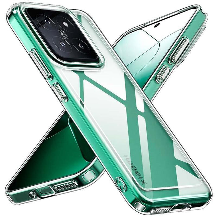 Funda Antigolpes Premium Para Xiaomi 14 5g Acrílico Anti-Amarillo Transparente