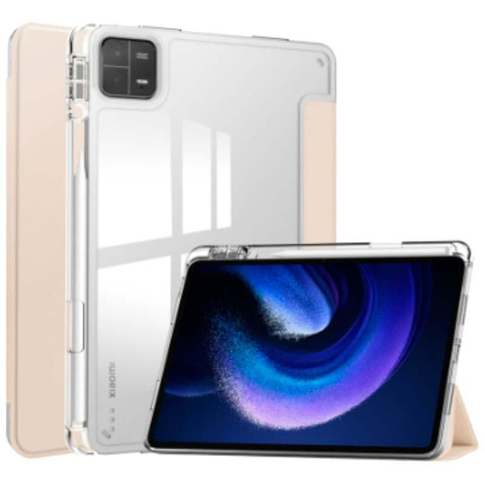 Funda Crystal Xiaomi Pad 6 Compatible Dorado