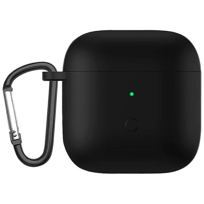 Funda De Silicona Con Mosquetón Para Xiaomi Redmi Buds 3 Negro