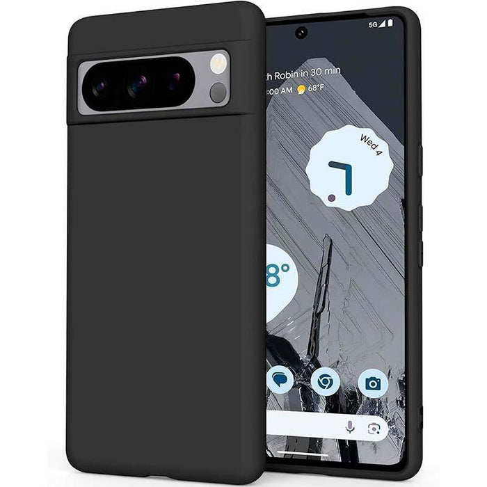 Funda De Silicona Google Pixel 8 Pro Negro