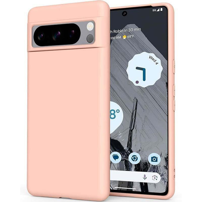 Funda De Silicona Google Pixel 8 Pro Rosa