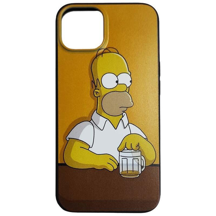 Funda De Silicona Iphone 13 Homer Beer