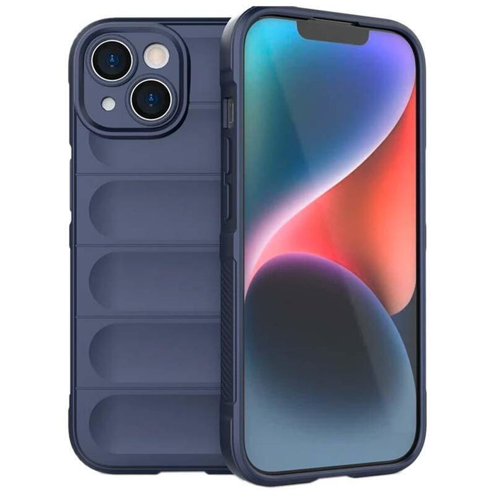 Funda De Silicona Wave Iphone 15 Plus Azul Oscuro