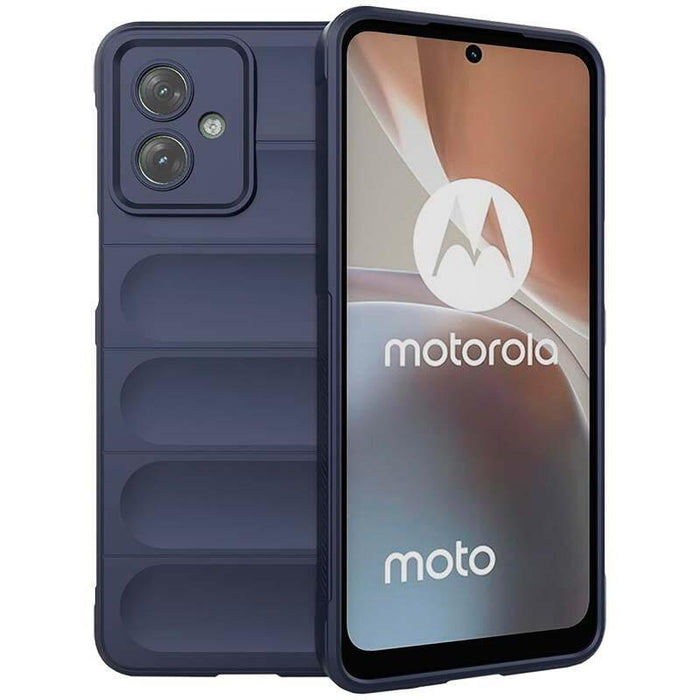 Funda De Silicona Wave Motorola Moto G54 Azul