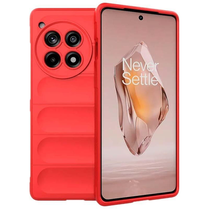 Funda De Silicona Wave Oneplus 12r Rojo