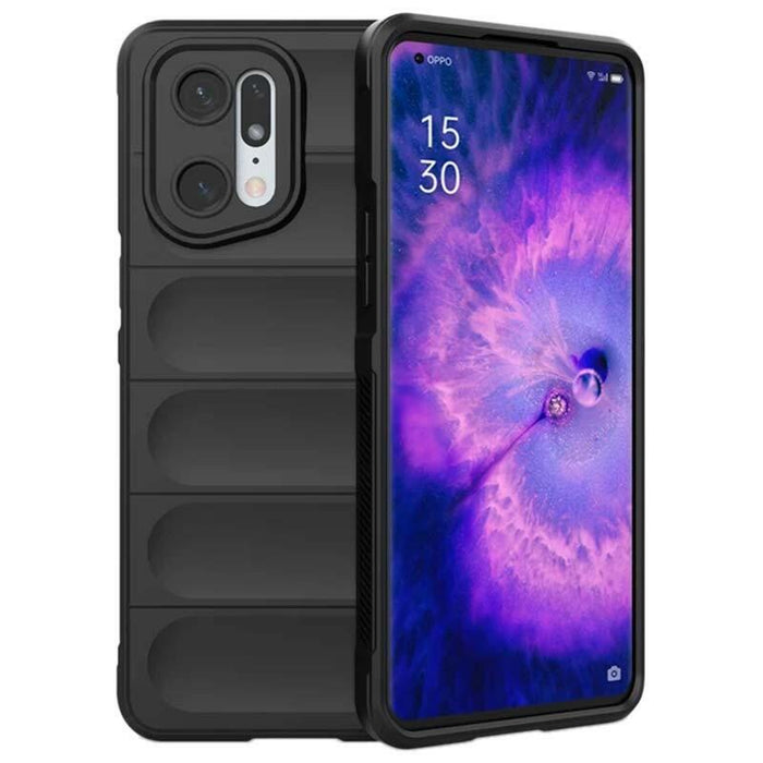 Funda De Silicona Wave Oppo Find X5 Pro 5g Negro