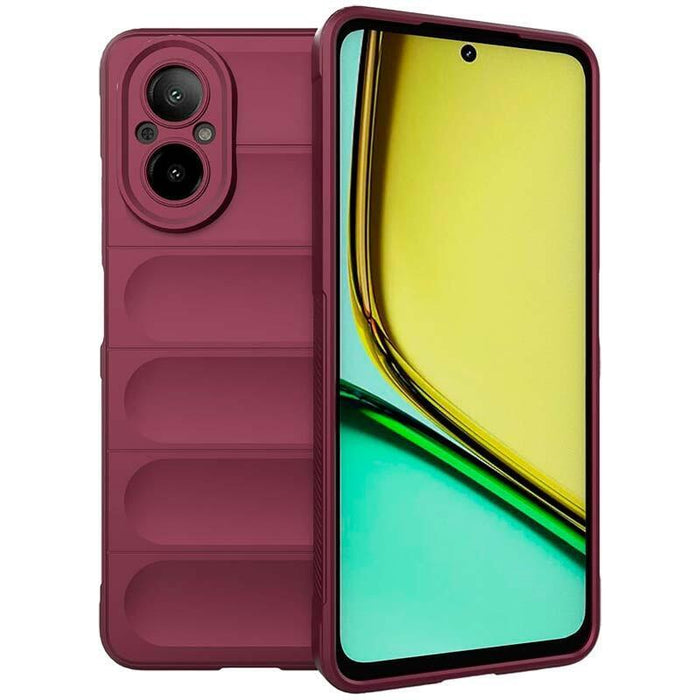 Funda De Silicona Wave Realme C67 4g Borgoña