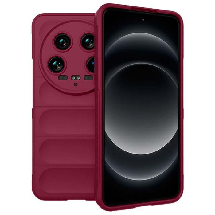 Funda De Silicona Wave Xiaomi 14 Ultra Borgoña