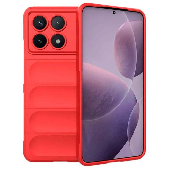 Funda De Silicona Wave Xiaomi Poco X6 Pro 5g Rojo