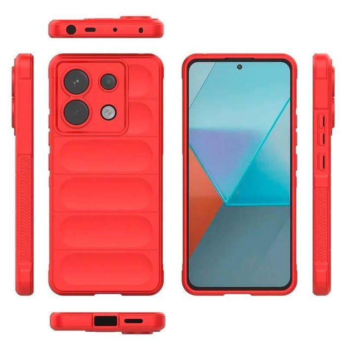 Funda De Silicona Wave Xiaomi Redmi Note 13 Pro 5g / Poco X6 5g Rojo