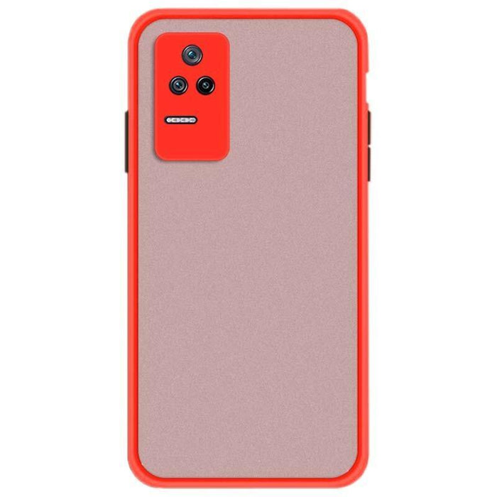 Funda Dual Mate Xiaomi Poco F4 Rojo+Negro