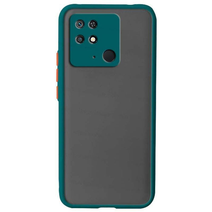 Funda Dual Mate Xiaomi Redmi 10c / Poco C40 Verde+Naranja