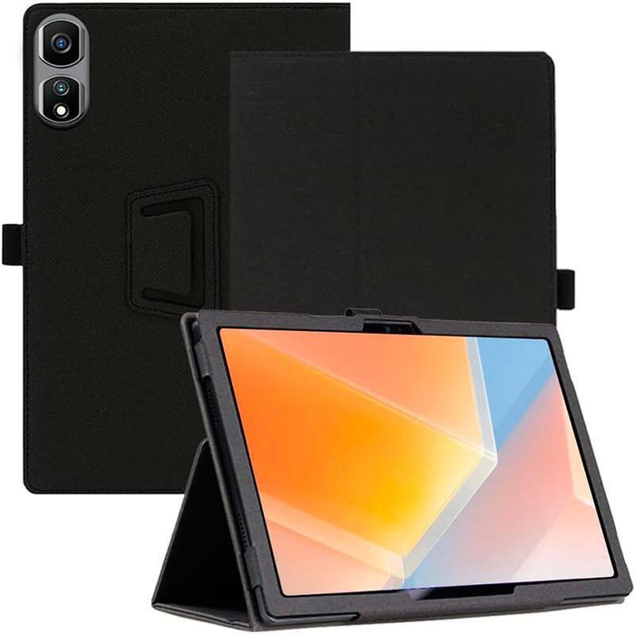 Funda Inteligente De Pu Blackview Tab 16 Pro Con Soporte Negro