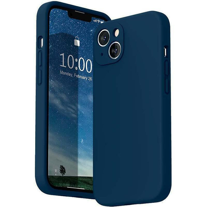Funda Iphone 13 Square Liquid Premium Azul
