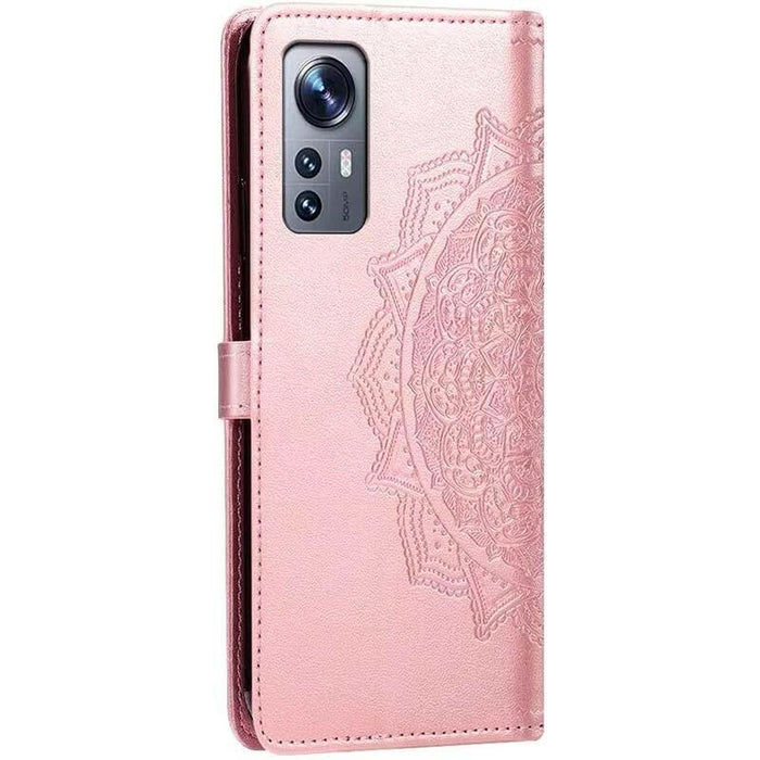 Funda Libro Mandala Xiaomi 12 / 12x Rosa