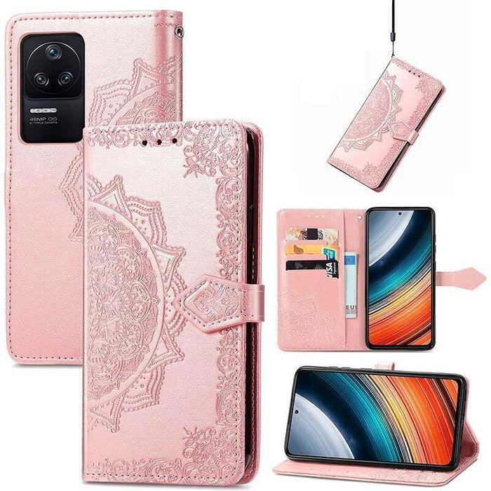 Funda Libro Mandala Xiaomi Poco F4 Rosa