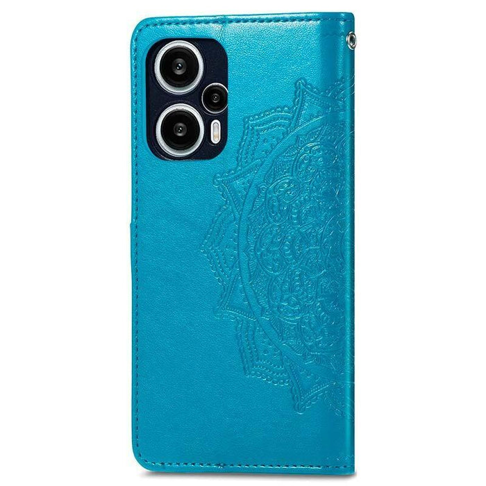 Funda Libro Mandala Xiaomi Poco F5 Azul