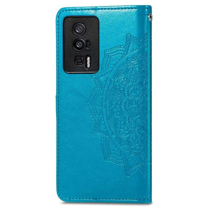 Funda Libro Mandala Xiaomi Poco F5 Pro Azul