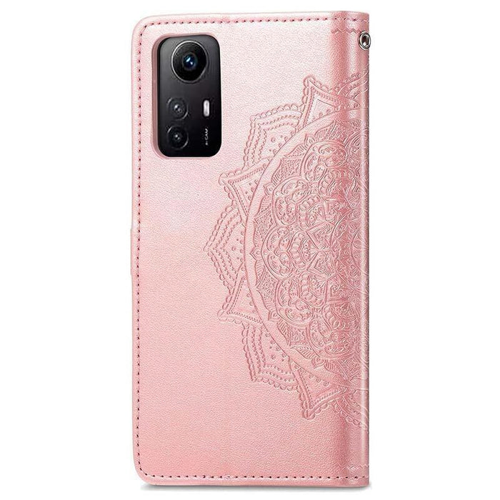 Funda Libro Mandala Xiaomi Redmi Note 12s Rosa