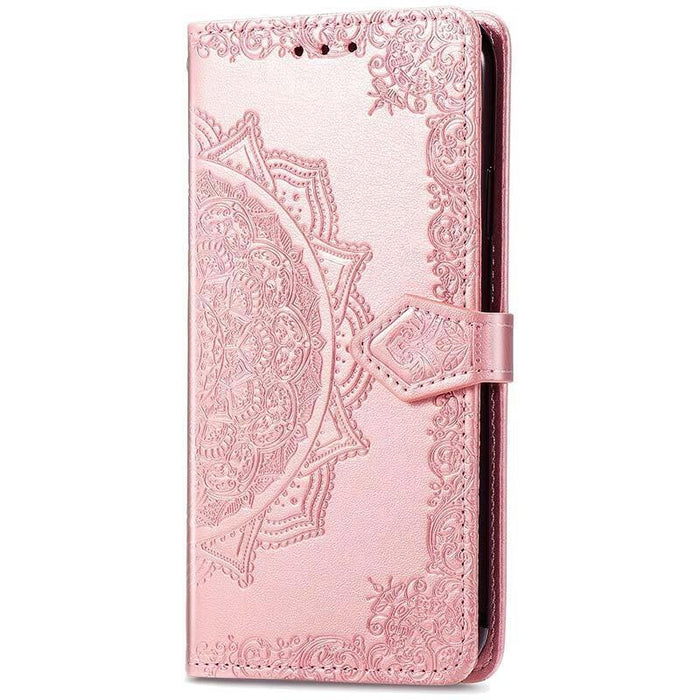 Funda Libro Mandala Xiaomi Redmi Note 13 4g Rosa