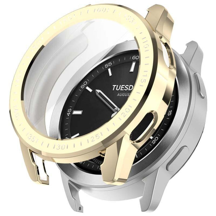 Funda Metal + Tpu Xiaomi Watch S3 Dorado