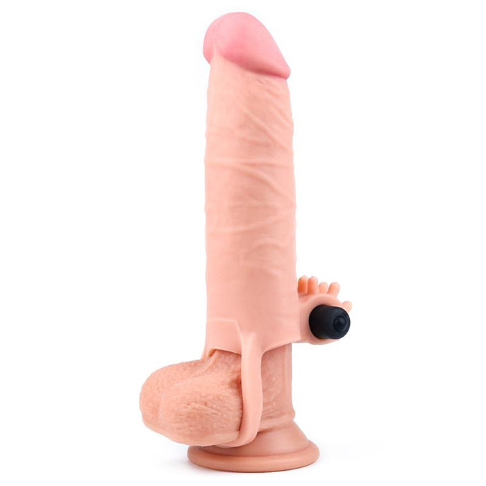 Funda Para El Pene Con Vibración Add 2 Pleasure X Tender Natural
