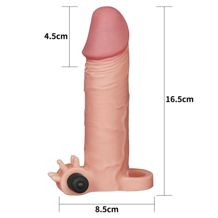Funda Para El Pene Con Vibración Add 2 Plesure X Tender Natural