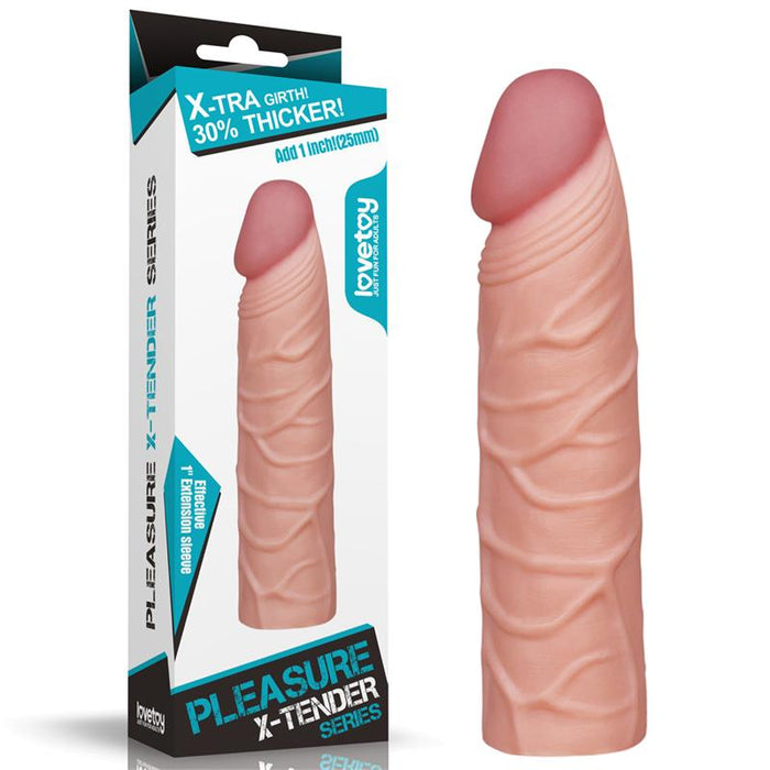 Funda Para El Pene Pleasure X Tender Natural