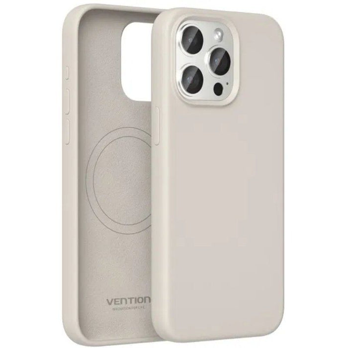 Funda Silicona Con Magsafe Vention Kudm0-40 Compatible Con Iphone 13 Pro Max Gris