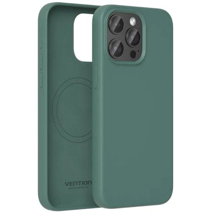 Funda Silicona Con Magsafe Vention Kueg0-20 Compatible Con Iphone 14 Plus Verde