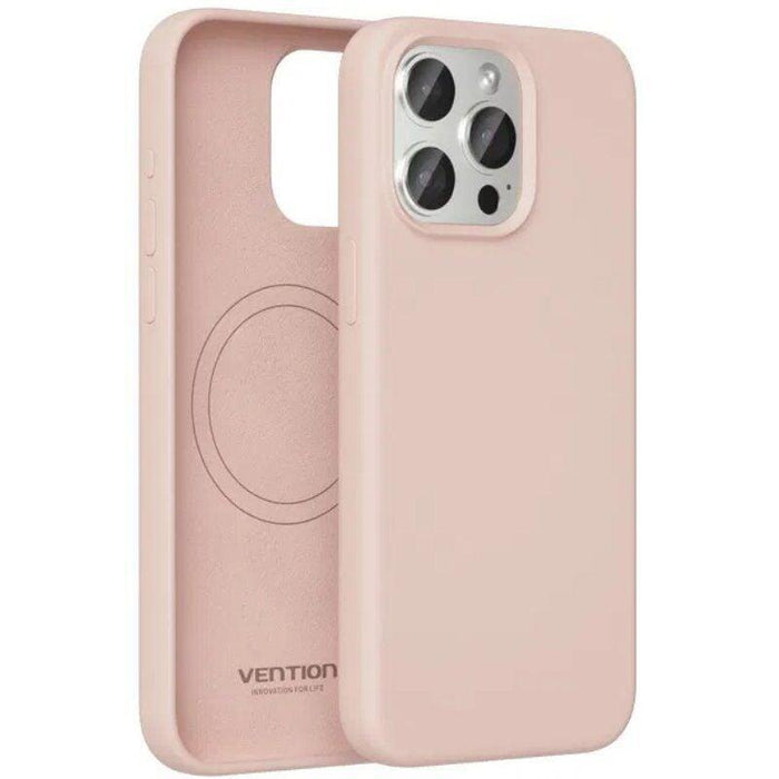 Funda Silicona Con Magsafe Vention Kuep0-20 Compatible Con Iphone 14 Plus Rosa