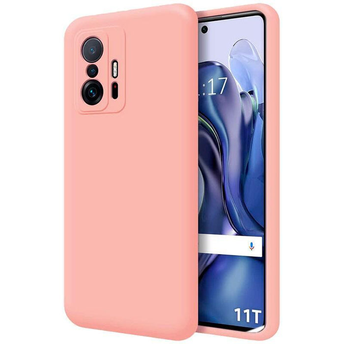 Funda Xiaomi 11t / 11t Pro Square Liquid Premium Rosa