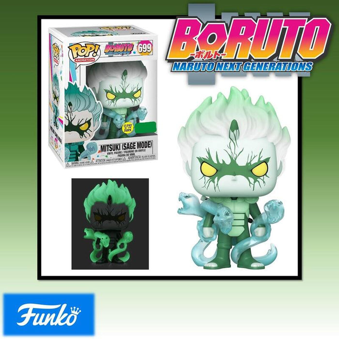 Funko Pop Animacion Boruto Mitsuki Sage Mode Brillo En La Oscuridad Glow In The Dark Exclusivo Dynos 46079