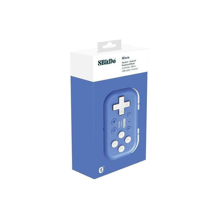 Gamepad 8bitdo Micro Bluetooth Azul  Mando Nintendo Switch/Android