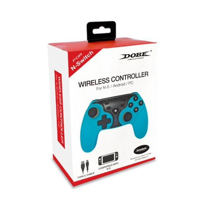 Gamepad Inalámbrico Dobe Ty-1793 Nintendo Switch/Pc Azul