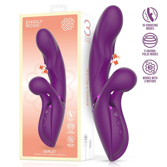 Vibrador  Garlet Con Bola De Pulsación 3 Motores