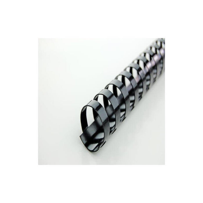 Gbc Canutillo Plástico 10 Mm Negro (Caja 100)