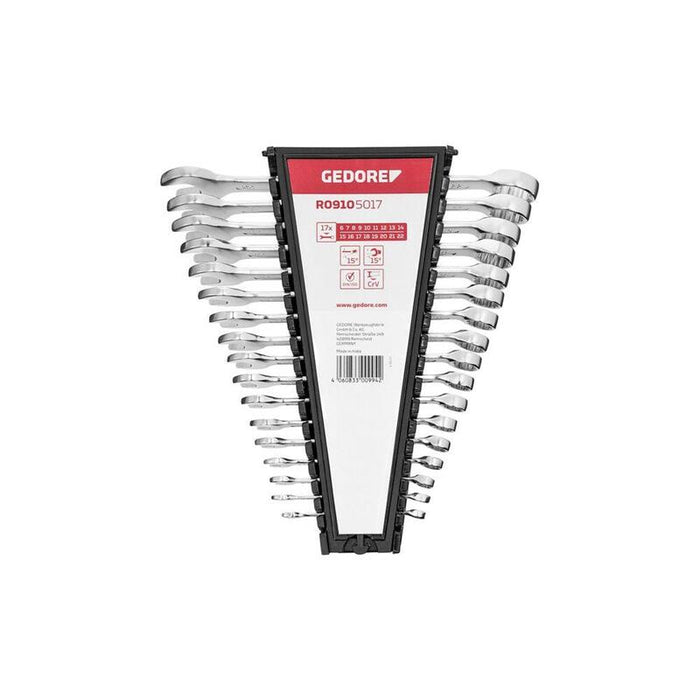 Gedore Juego De Llaves Combinadas , 17 Piezas