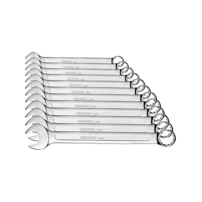 Gedore Juego De Llaves Combinadas Rojas, 12 Piezas