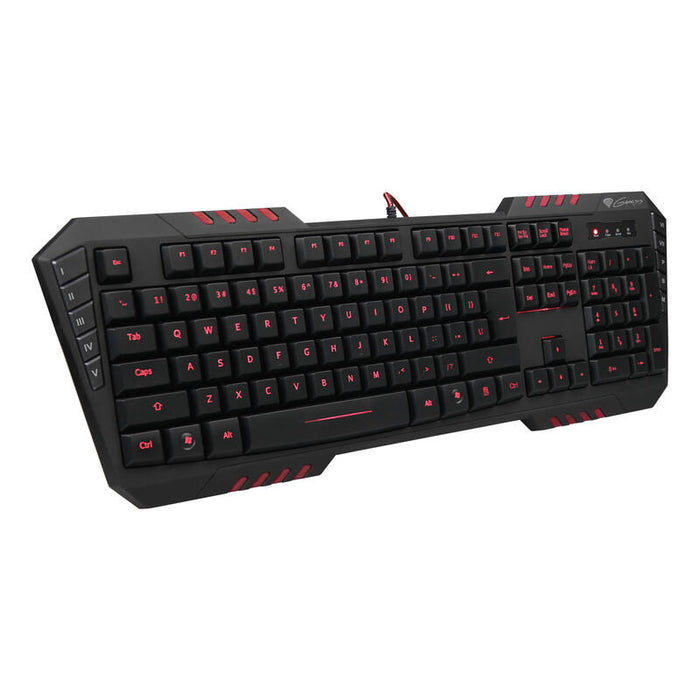 Genesis Teclado Gaming Rx55  Retroiluminado 104 Teclas + 10 Multimedia Usb 2.0 Nkg-0404
