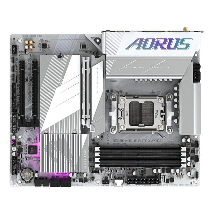 Gigabyte B650e Aorus Elite X Ice Am5 4xddr5 4xsata 3xm.2