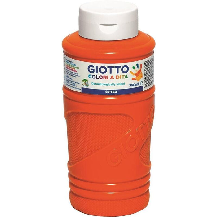 Giotto Pintura De Dedos De 750 Ml Color Naranja