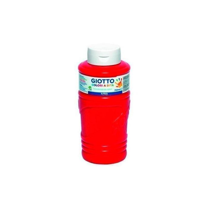 Giotto Pintura De Dedos De 750 Ml Color Rojo