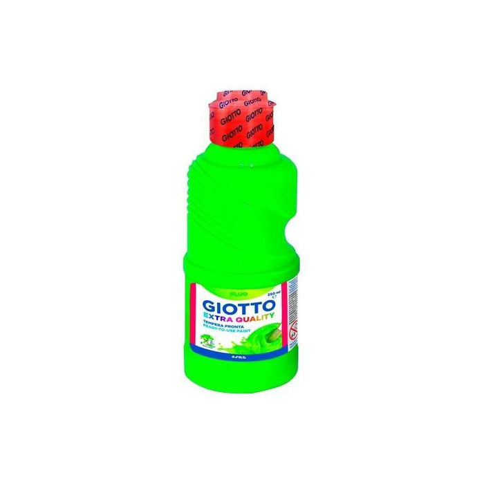 Giotto Témpera Fluo Verde Botella 250 Ml