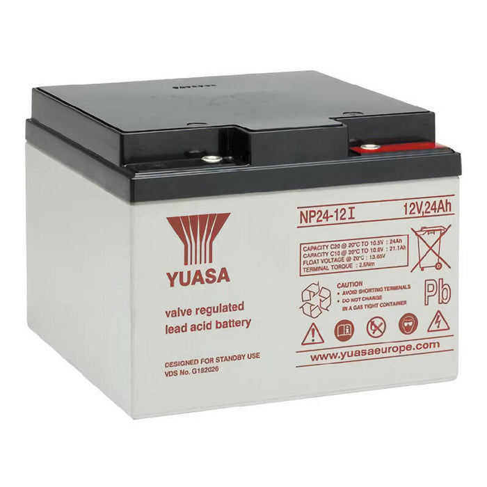 Global Np24-12 Batería De 12v. Capacidad 24ah. Conexión Mediante Tornillo M6