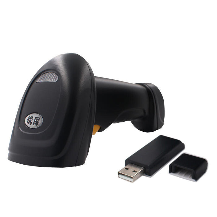Globbaltec Scanner Codigos Barras 1d Fast Speed Wireless 2,4g Con Soporte